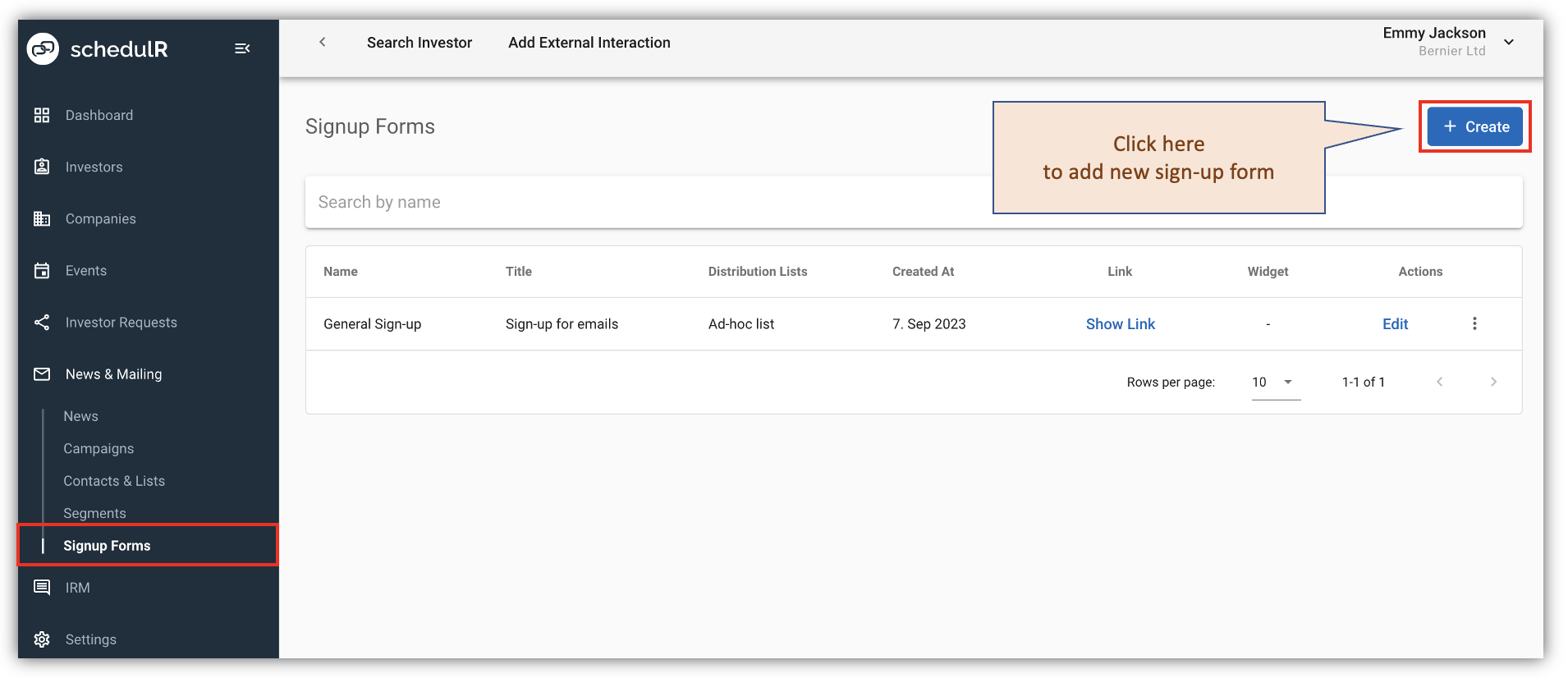 Figure 10.15 – Sign-up forms