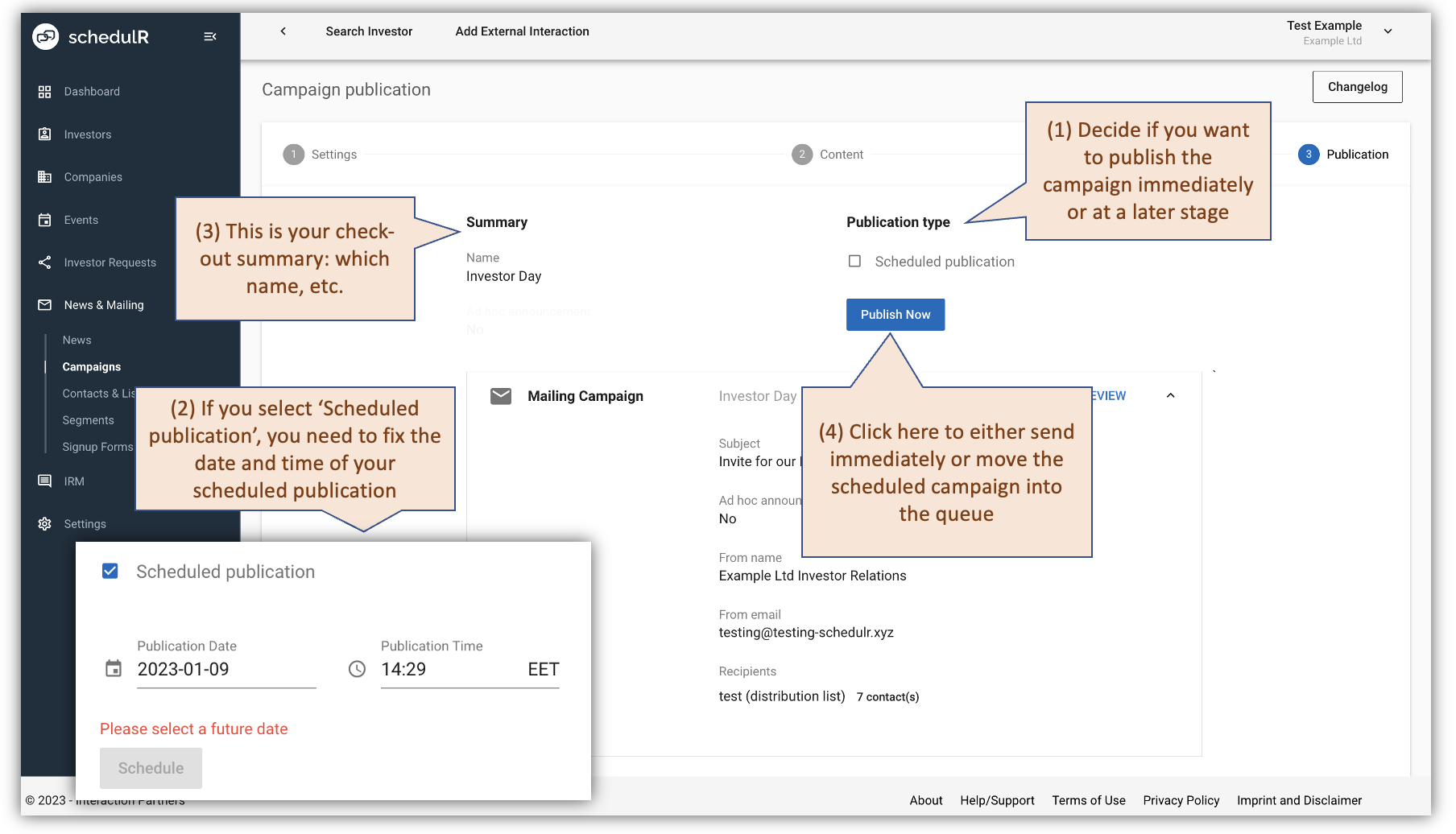 Figure 11.5 – Campaign – Publication