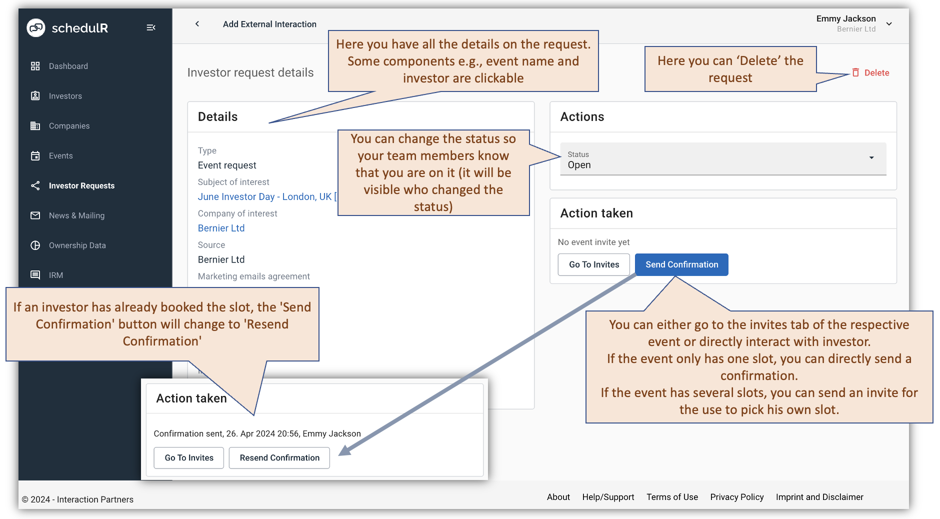 Figure 15.6 – Event Invite Request Details
