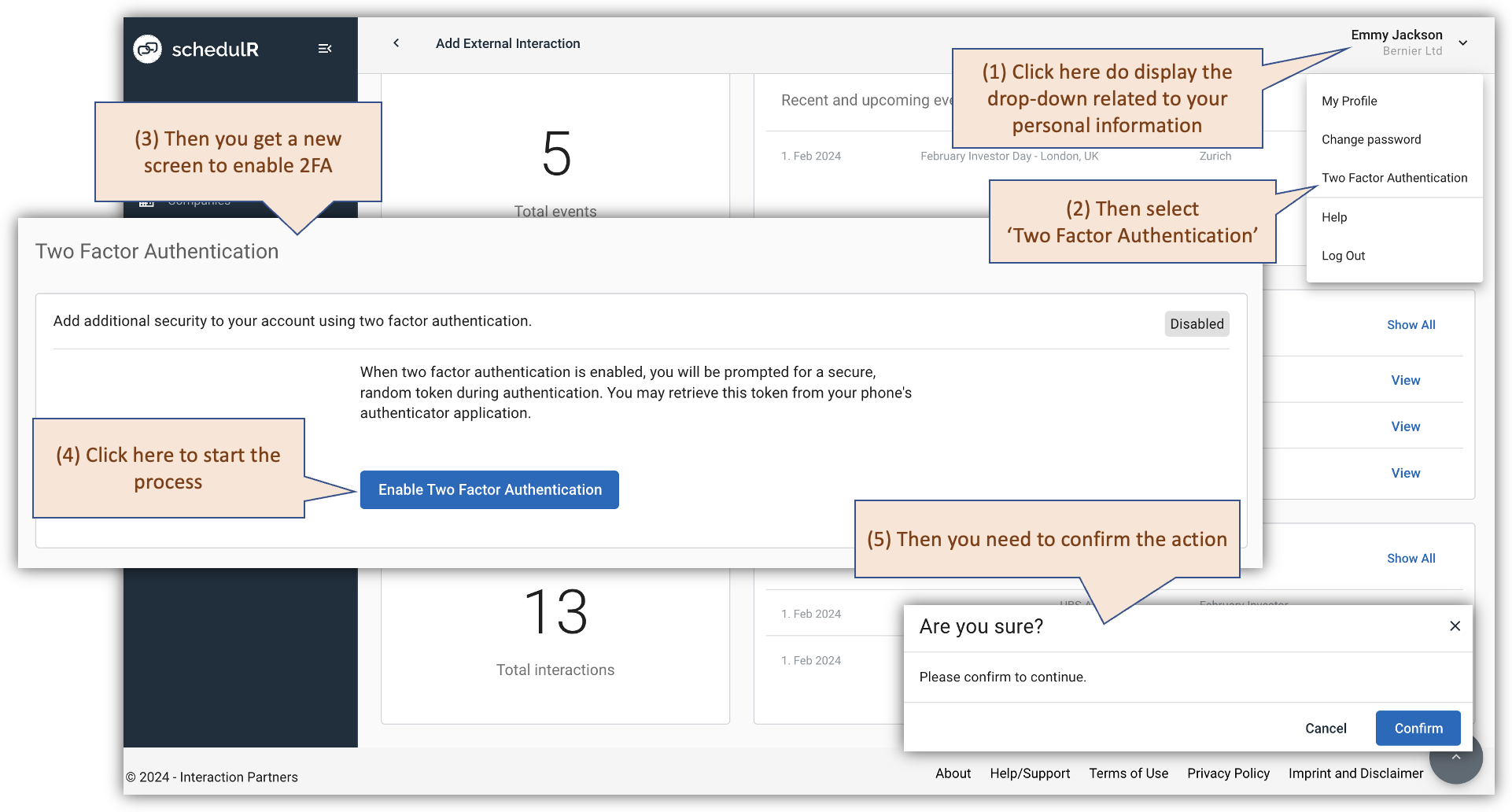 Figure 2.10 – NFA Set-up – 1/2