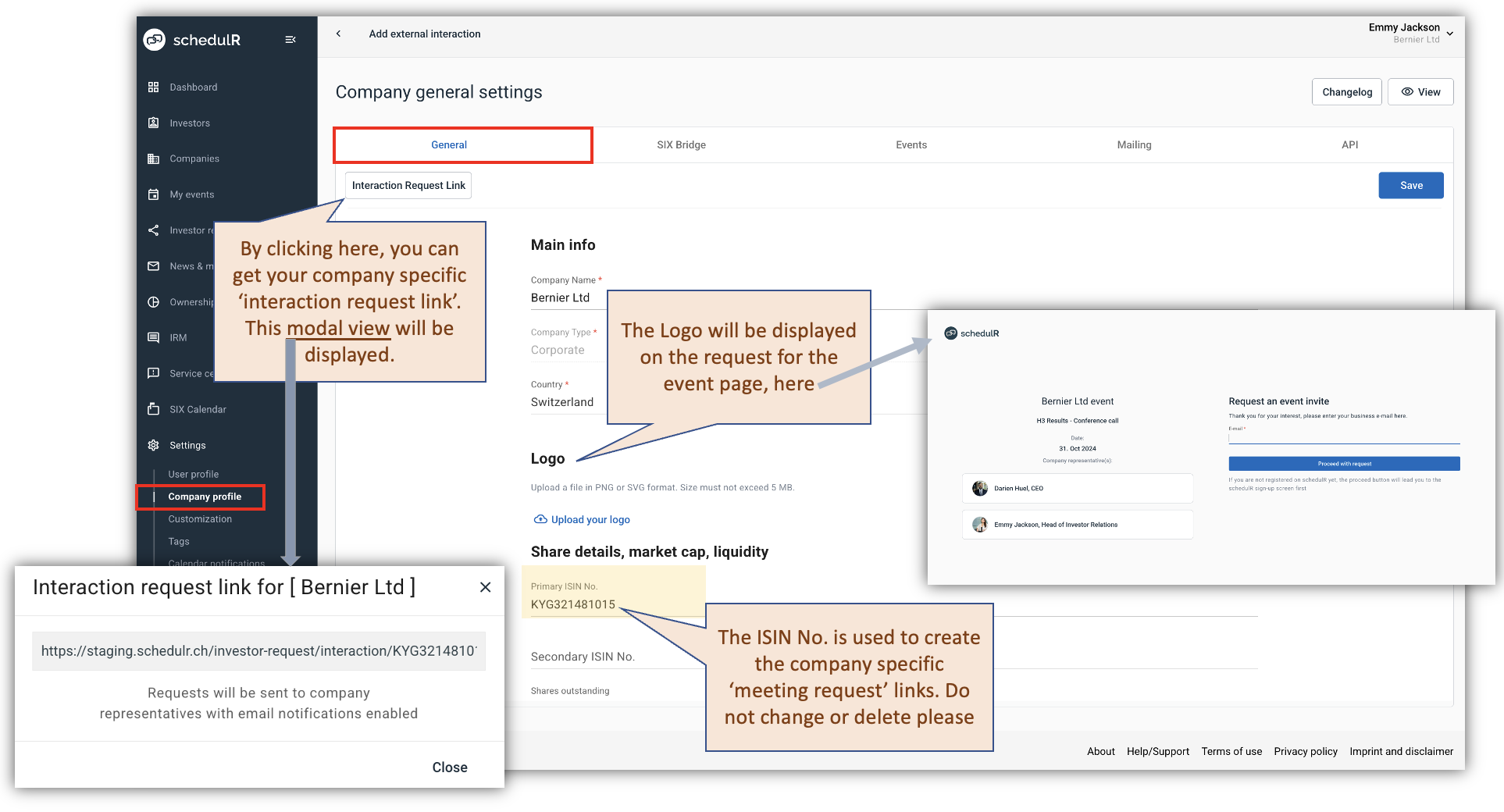 Figure 2.4 – Edit Company / General