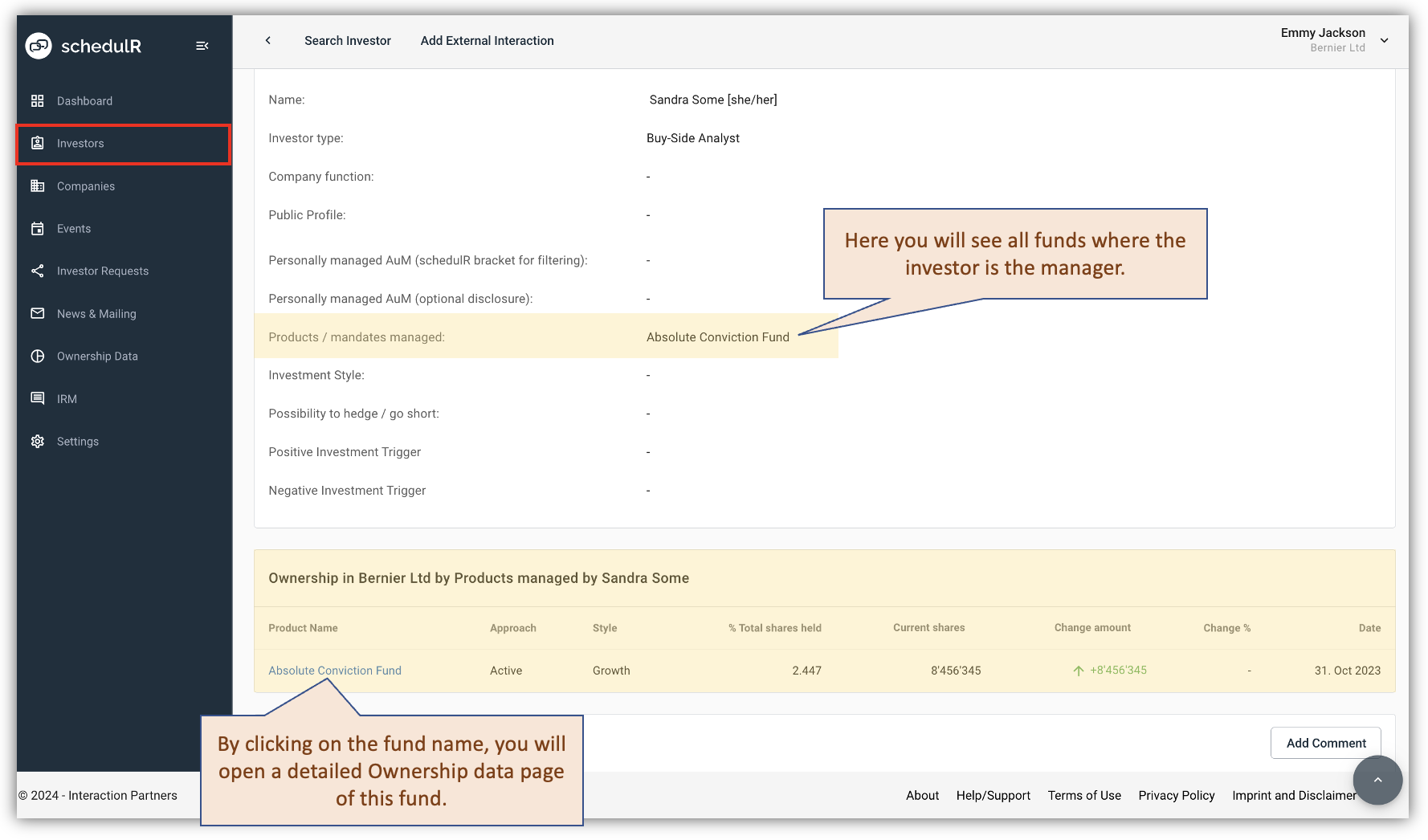 Figure 5.7 - Ownership Data – Investor Profile - 2