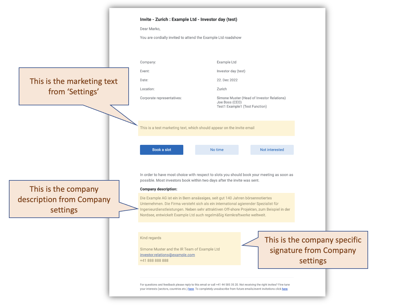 Figure 7.15 – Create/Edit Event - Invites - Email